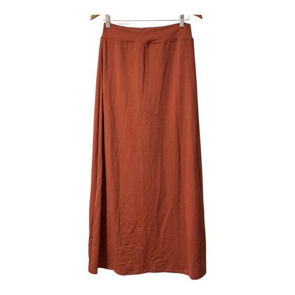 HALARA High Waisted Decorative Buckle 2-in-1 Maxi Casual Skirt - Picture 2 of 6
